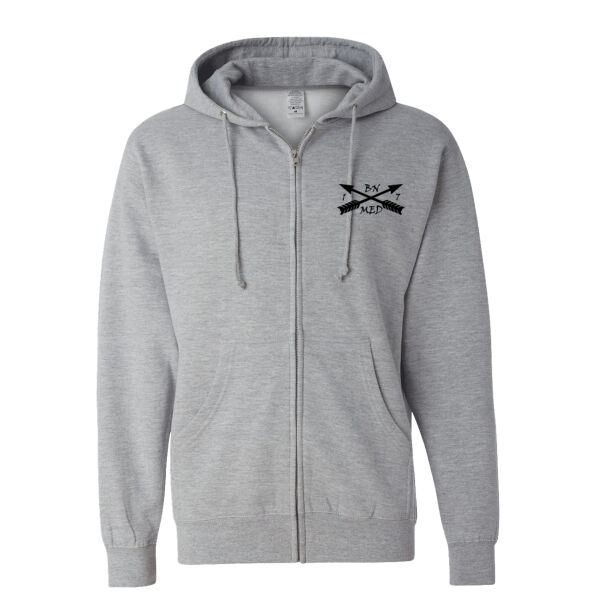 Full-Zip Midweight Hoodie - Unisex  Thumbnail