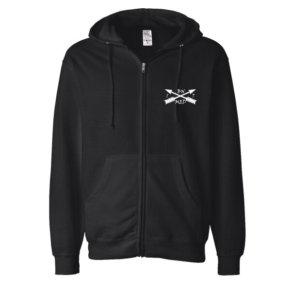 Full-Zip Midweight Hoodie - Unisex Thumbnail